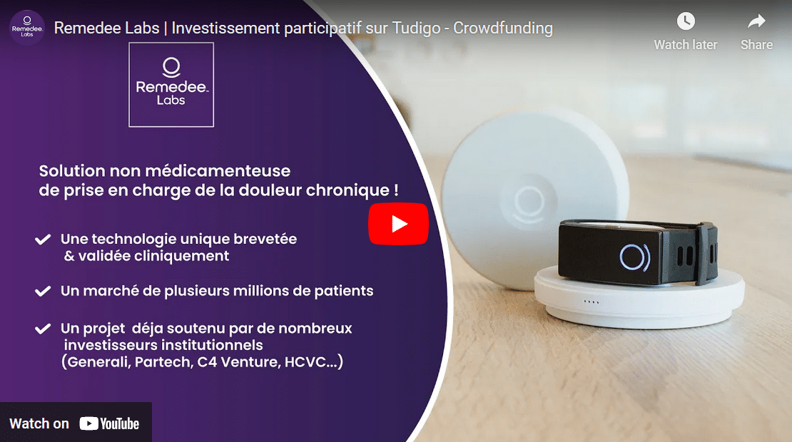Remedee Labs ouvre son capital au grand public pour accélérer la certification dispositif médical et réunit plus de 500 K€ en 3 jours sur la plateforme de crowdfunding Tudigo