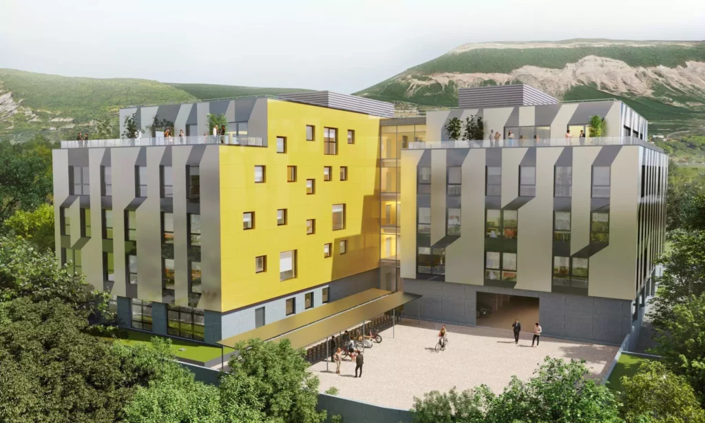 Programme neuf sur inovallée. Des bureaux et plateaux à aménager pour implanter votre entreprise tech dans la région de Grenoble.